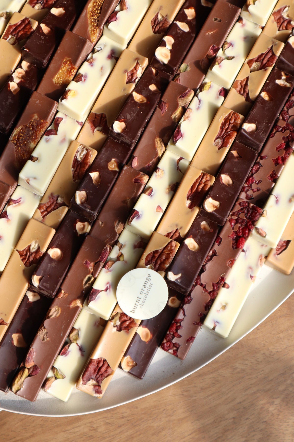 Sticks Nuts & Dried Fruits Steel & Wooden Trays