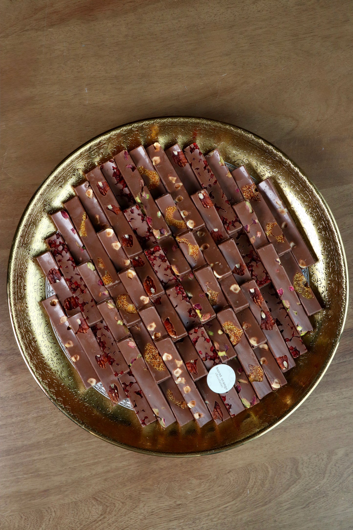 Large Golden Sticks Plate