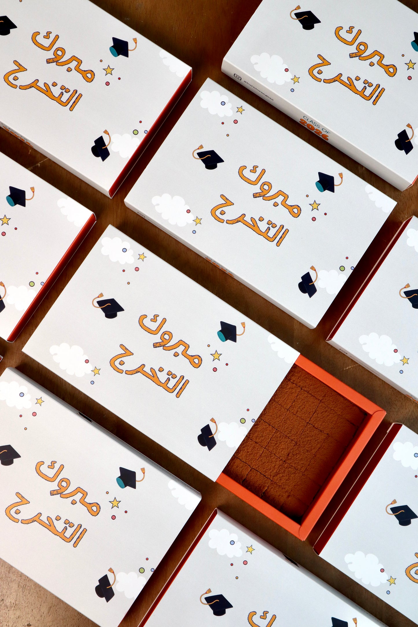 Graduation Belgian Ganache Squares