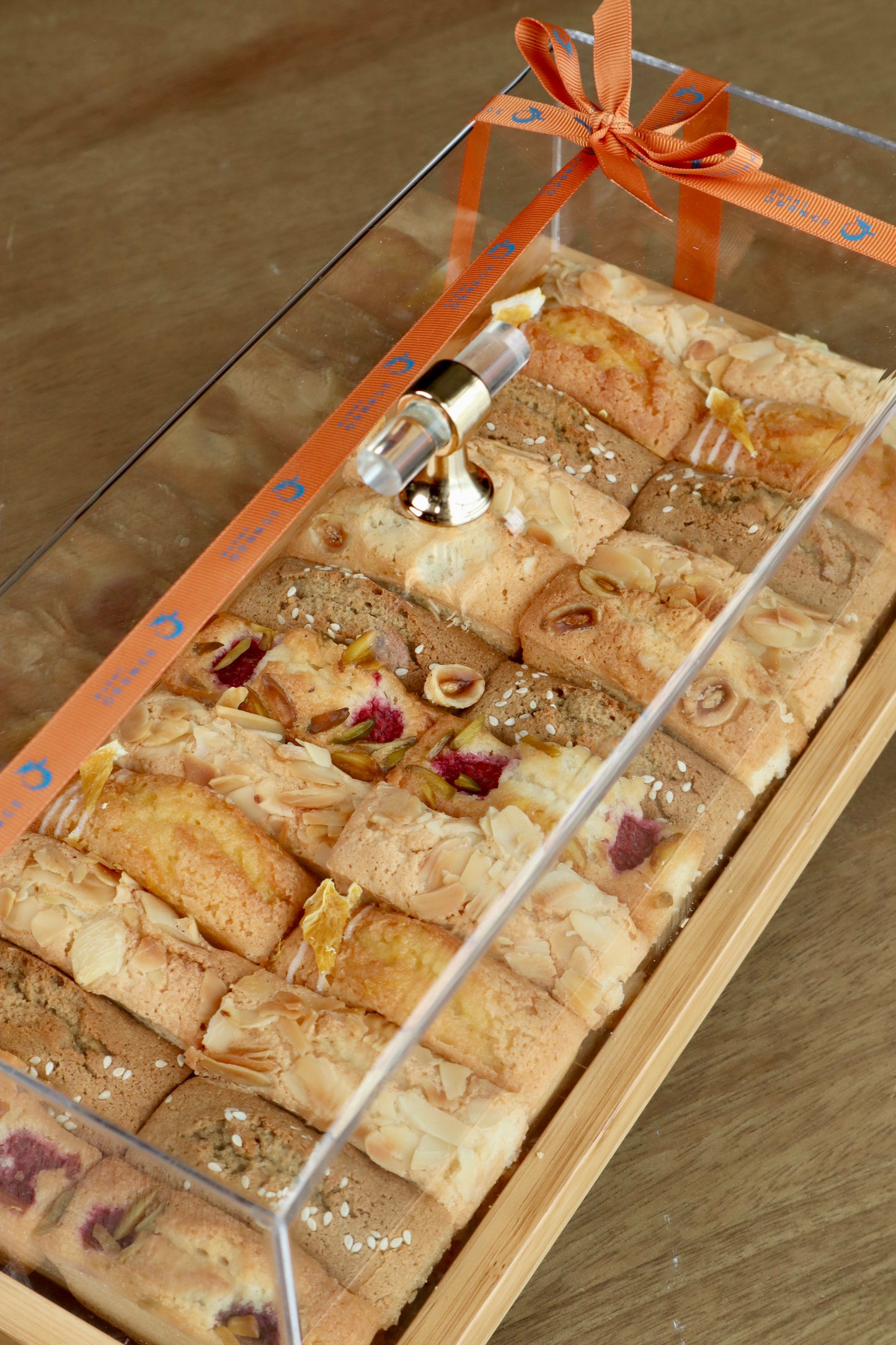 Wooden Financier Tray