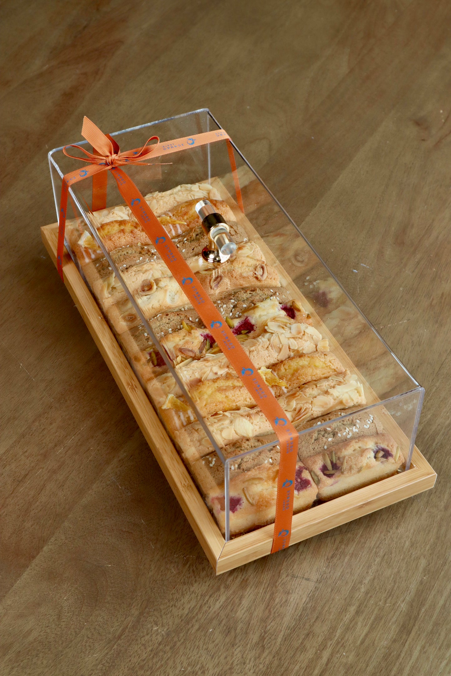 Wooden Financier Tray