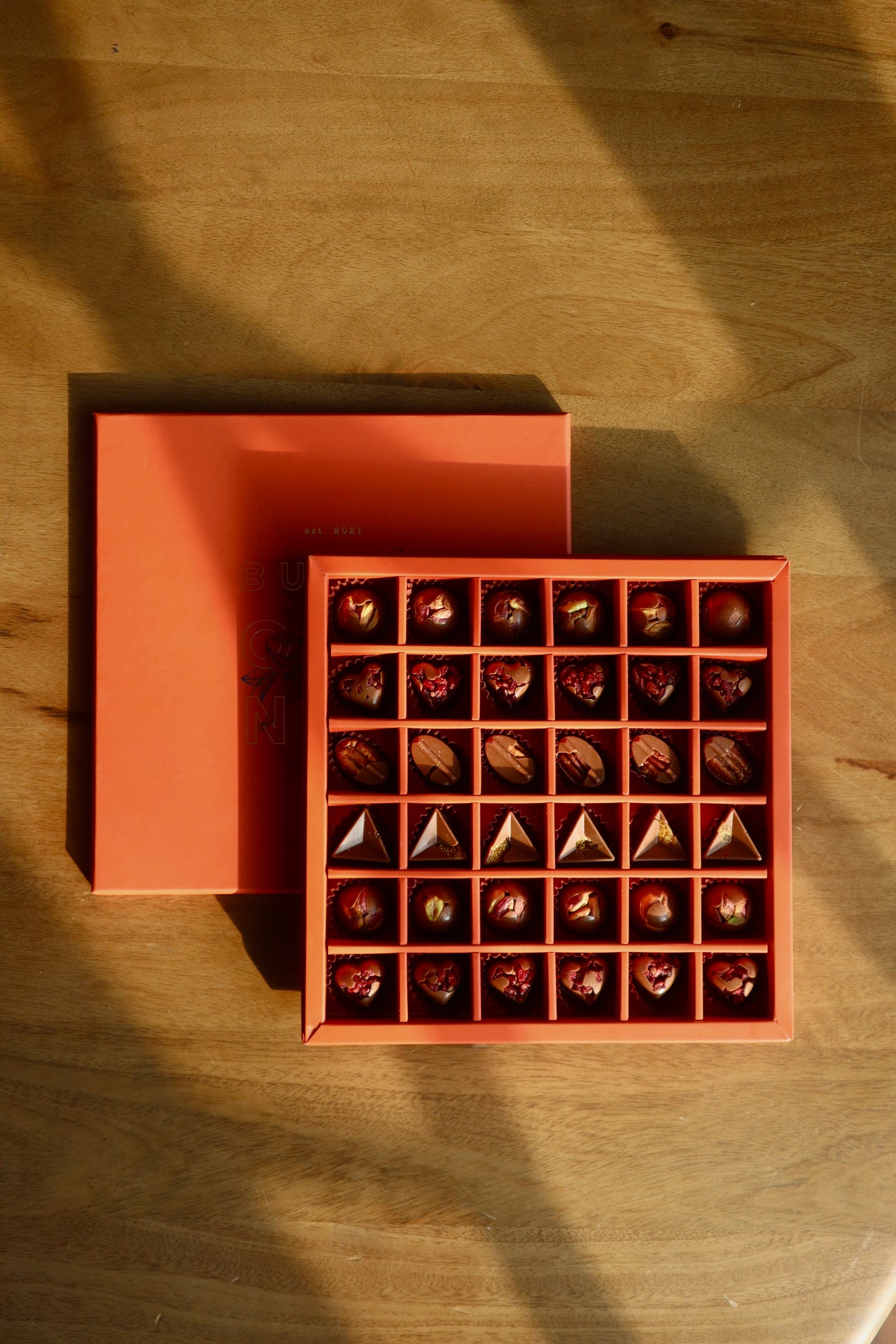Praline Nuts & Dried Fruits Gift Box of 36