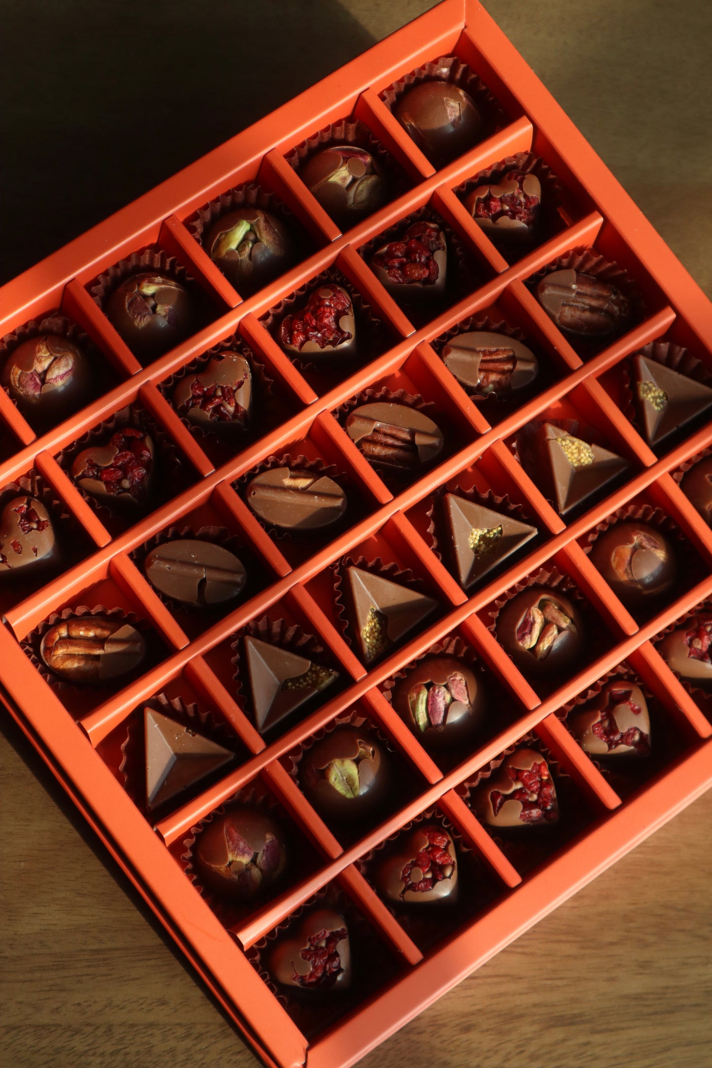 Praline Nuts & Dried Fruits Gift Box of 36