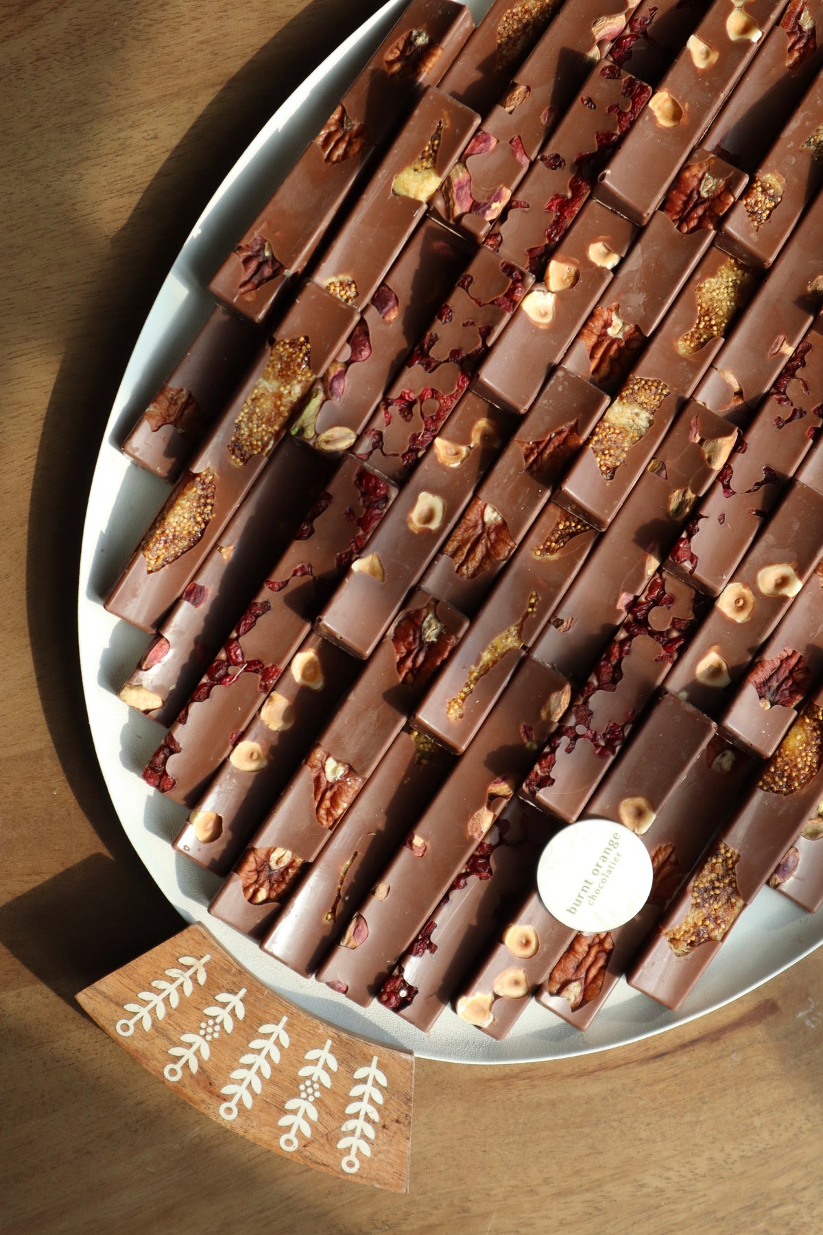 Sticks Nuts & Dried Fruits Steel & Wooden Trays