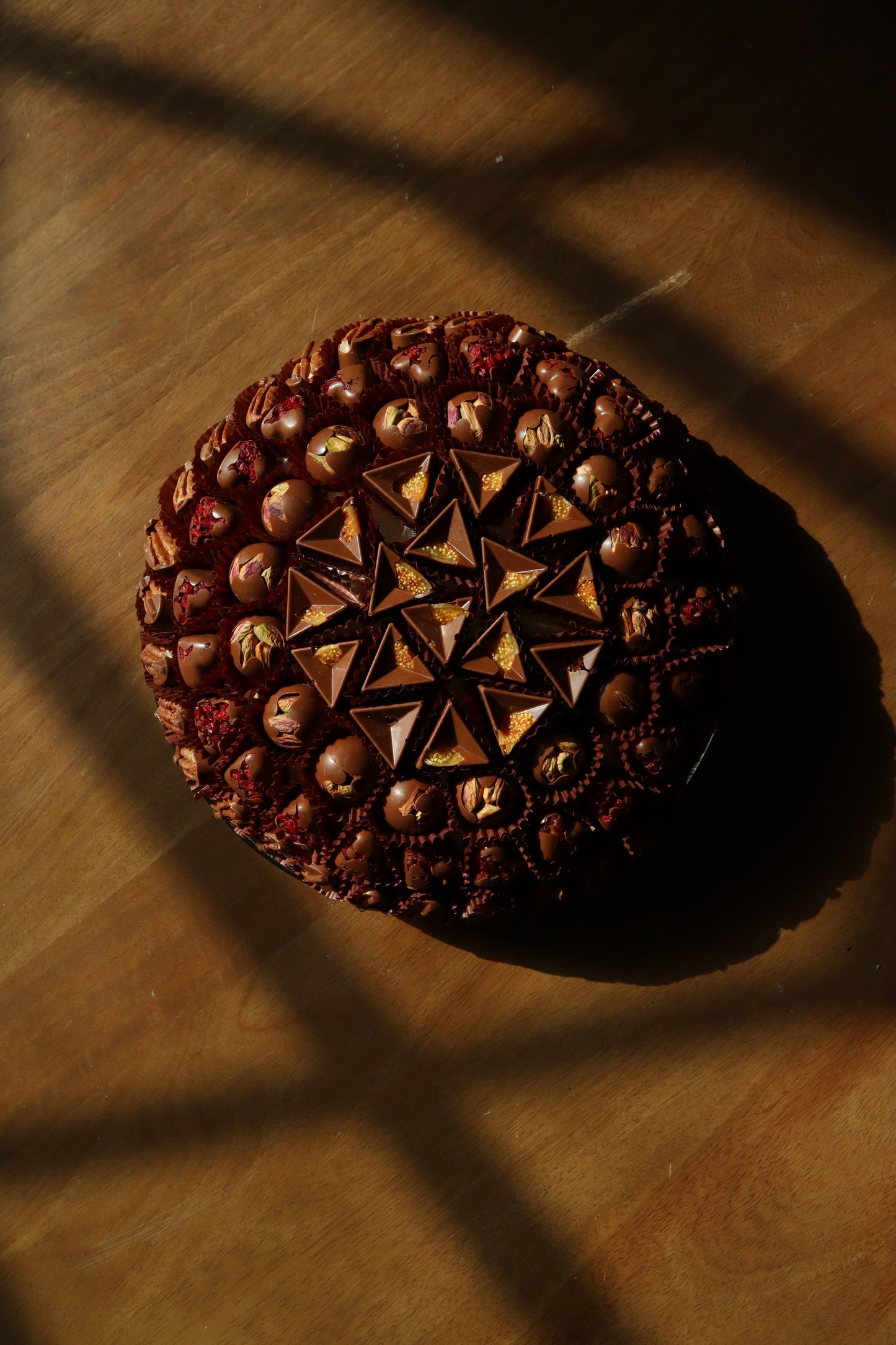 Nuts & Dried Fruits Collection - Glass Plate 28cm