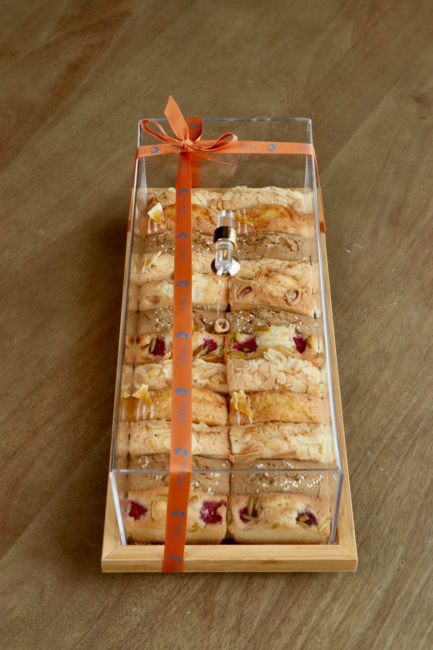 Wooden Financier Tray