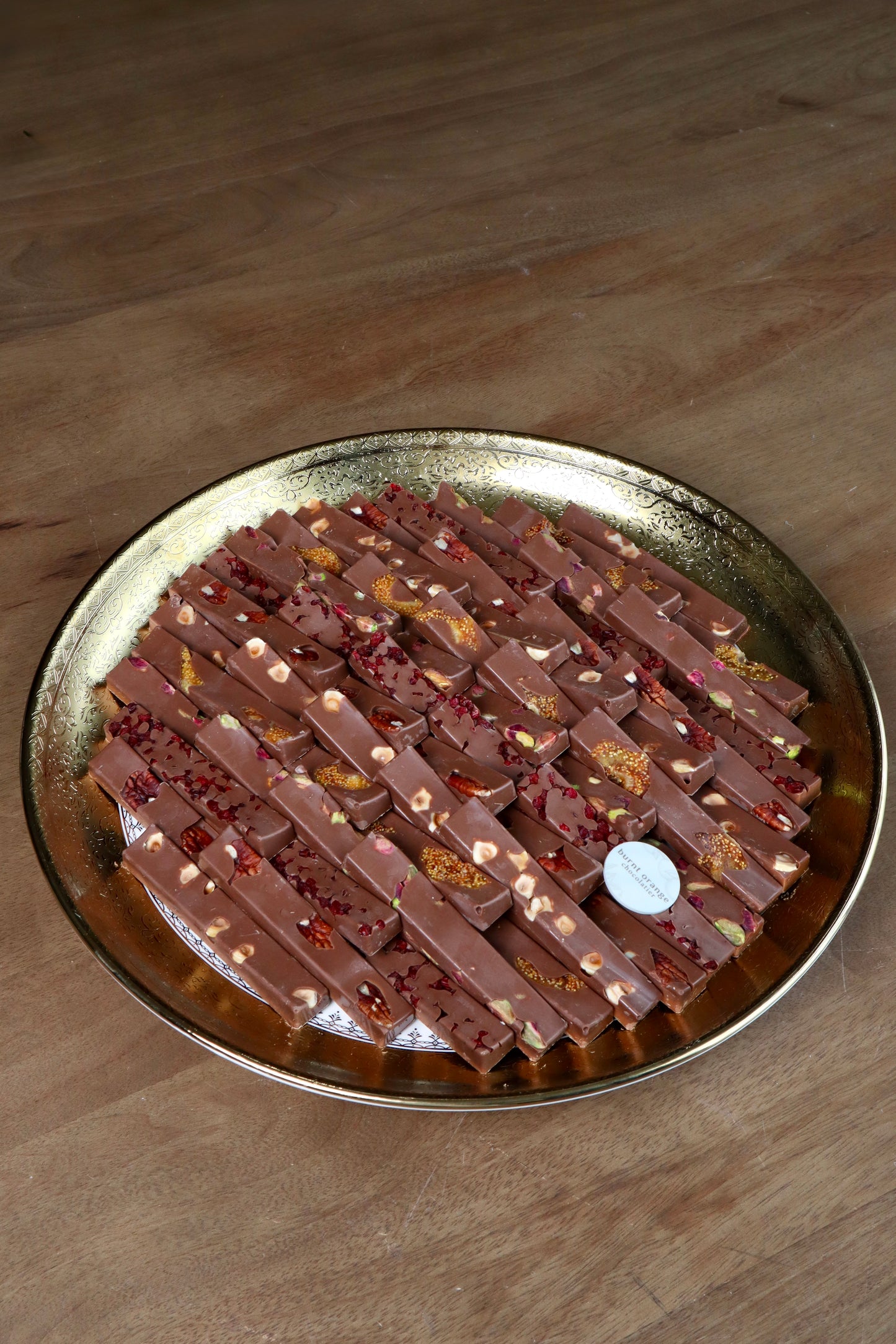 Large Golden Sticks Plate