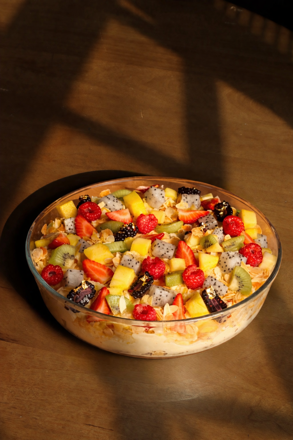 Custard Fruit Cake